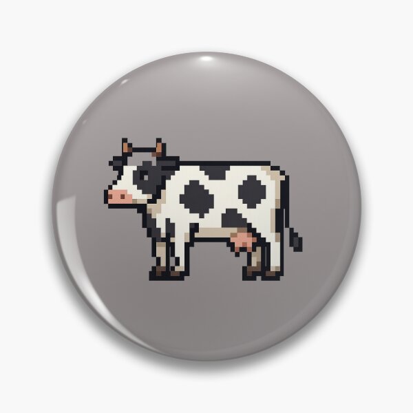 Item preview, Classic Pixel Art Cow designed and sold by XNamishX40.