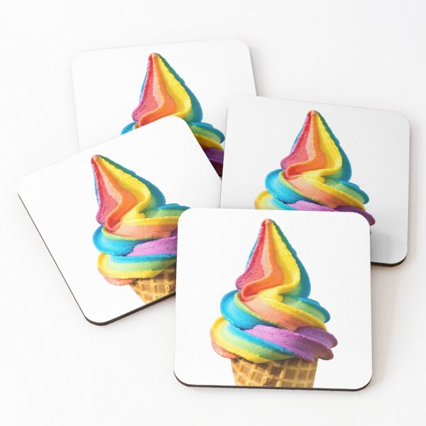 Item preview, Rainbow Ice Cream Cone designed and sold by SassyArtistry.