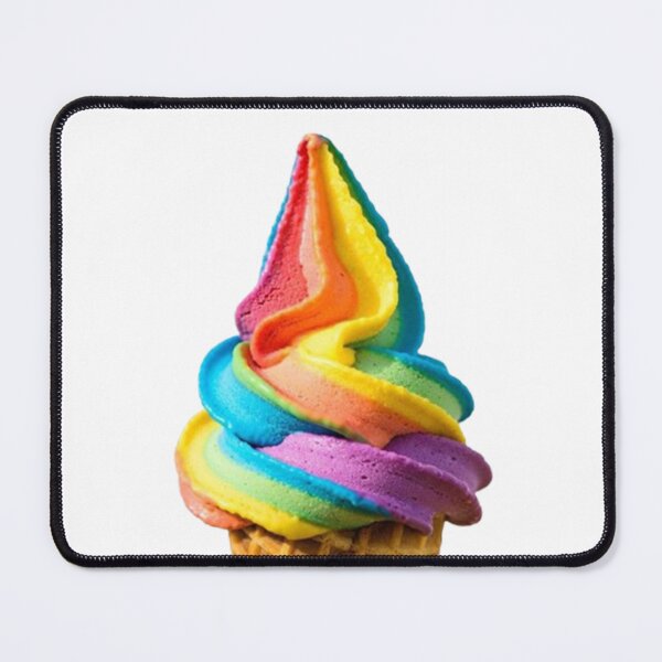Item preview, Rainbow Ice Cream Cone designed and sold by SassyArtistry.