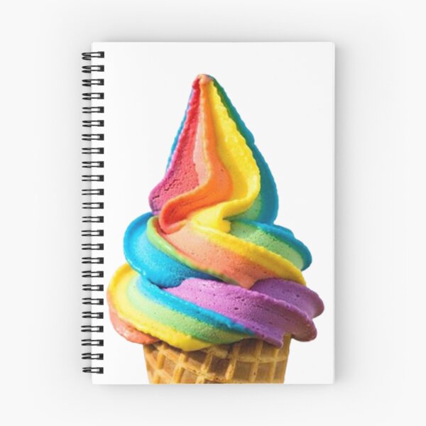 Item preview, Rainbow Ice Cream Cone designed and sold by SassyArtistry.