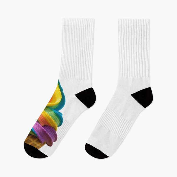 Item preview, Rainbow Ice Cream Cone designed and sold by SassyArtistry.