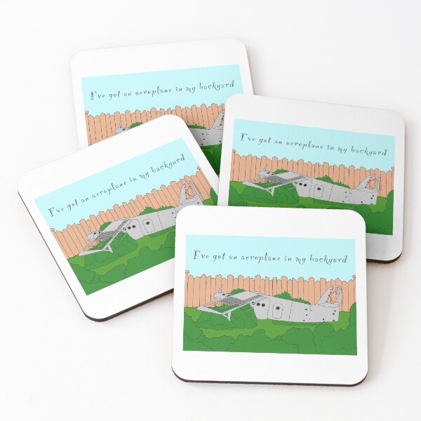 Item preview, Aeroplane in my backyard  designed and sold by Animals-by-JB.