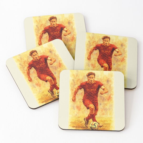 Aperçu de l'œuvre Francesco Totti, légende du football classique créée et vendue par Sarcastic designs.