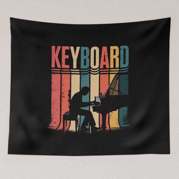 Item preview, 1970's Keyboard Keyboardist Musician designed and sold by RustsyMin.