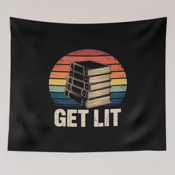 Item preview, Get Lit With Books Book Reading Lover Gifts designed and sold by RustsyMin.