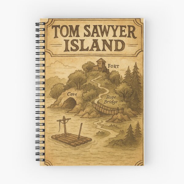 Item preview, Tom Sawyer Island Print designed and sold by magicalartwork93.
