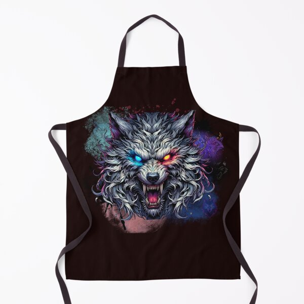 Item preview, Fierce Neon Wolf – Dual Spirit Animal Art Design designed and sold by Carftastic.