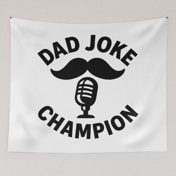 Item preview, Dad Joke Champion Black Ink designed and sold by ThoughtsInTheOpen.