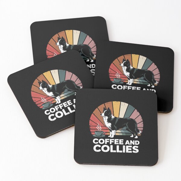 Item preview, Coffee And Collies Rough Collie Border Collie designed and sold by RustsyMin.