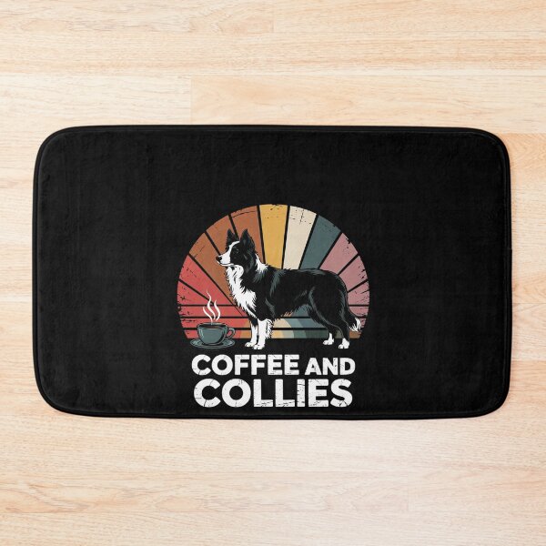 Item preview, Coffee And Collies Rough Collie Border Collie designed and sold by RustsyMin.