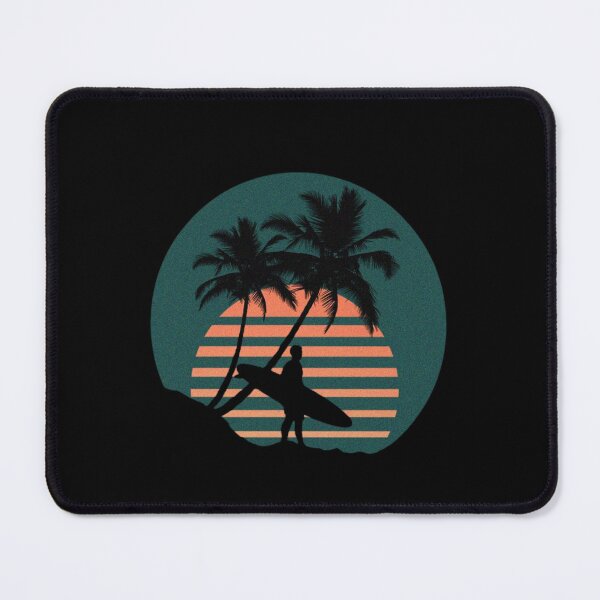Item preview, Surf Wild Waves Retro Sunset Vibes designed and sold by Oniyasha.