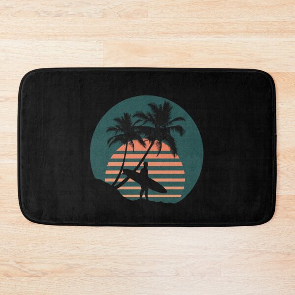 Item preview, Surf Wild Waves Retro Sunset Vibes designed and sold by Oniyasha.