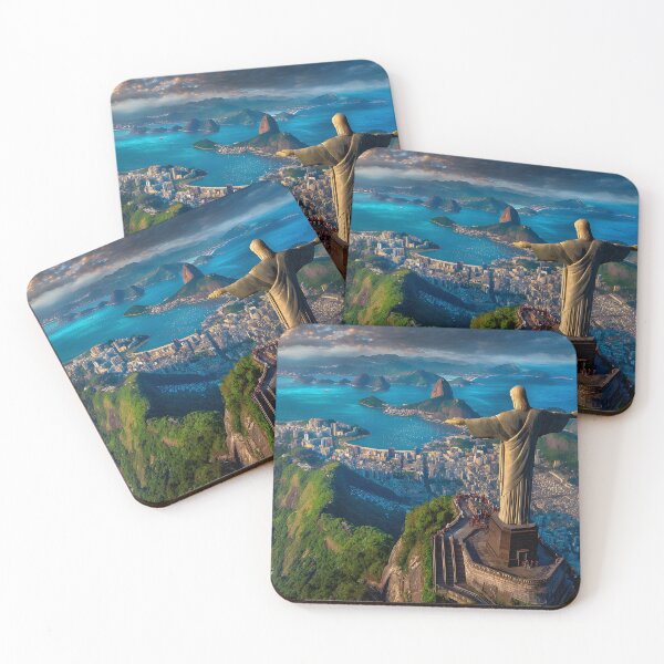 Item preview, Stunning View of Christ the Redeemer in Rio de Janeiro designed and sold by Artessie.