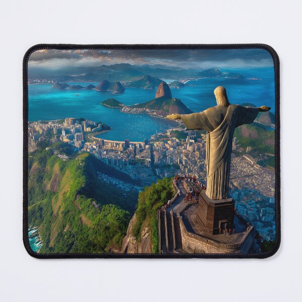 Item preview, Stunning View of Christ the Redeemer in Rio de Janeiro designed and sold by Artessie.