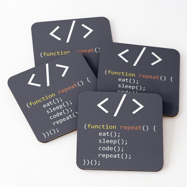 Item preview, Coding Eat Sleep Code Repeat Developer Humor designed and sold by Oniyasha.
