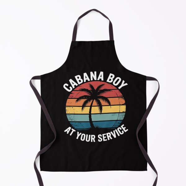 Item preview, Cabana Boy At Your Service Humor designed and sold by GalaFunny.