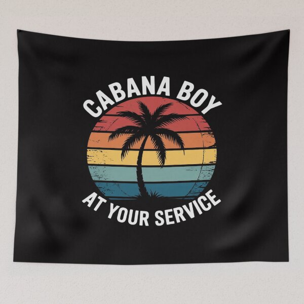 Item preview, Cabana Boy At Your Service  Humor designed and sold by GalaFunny.