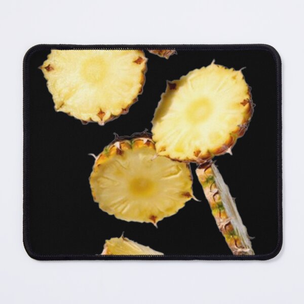 Item preview, Falling pineapple slices and pieces on transparent background designed and sold by SassyArtistry.