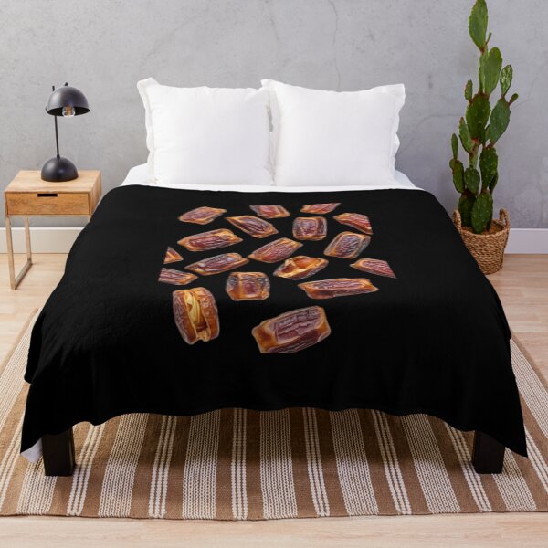Item preview, Falling dates in rich scattered dried fruit pattern designed and sold by SassyArtistry.