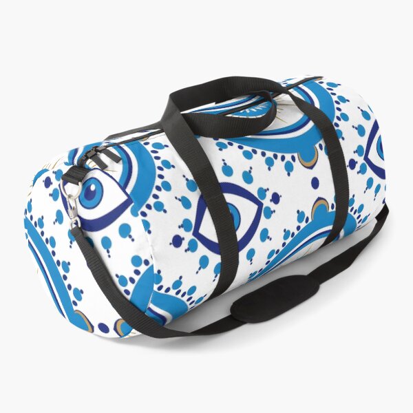 Item preview, Cobalt Concentric Eye Motif Modern Greek Pattern designed and sold by daila70.
