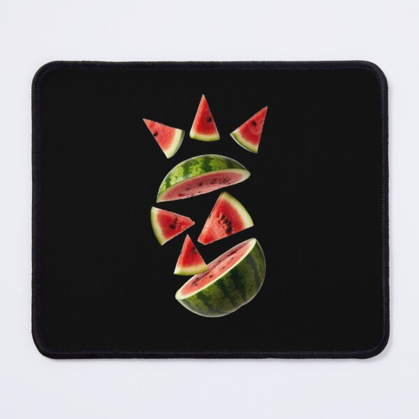 Item preview, Falling watermelon wedges and slices on transparent background designed and sold by SassyArtistry.