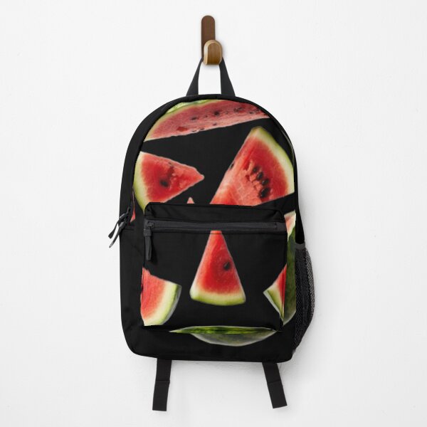 Item preview, Falling watermelon wedges and slices on transparent background designed and sold by SassyArtistry.