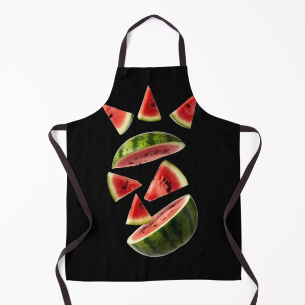 Item preview, Falling watermelon wedges and slices on transparent background designed and sold by SassyArtistry.