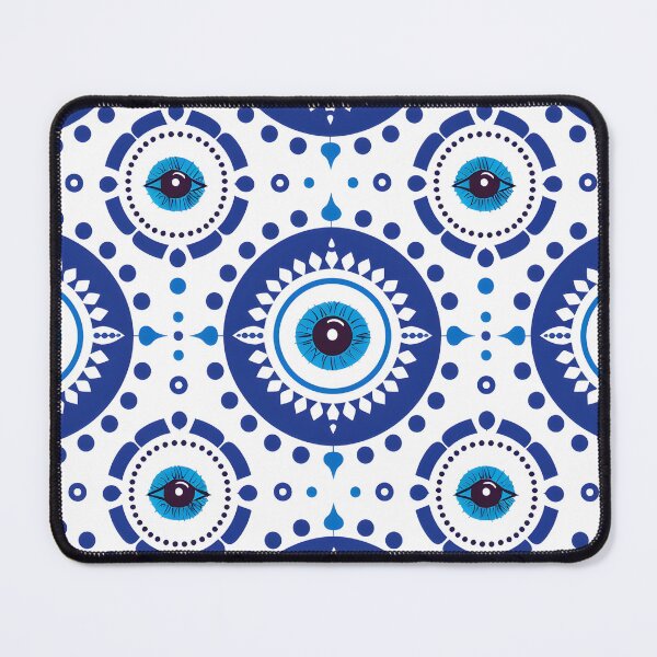 Item preview, Modern Mediterranean Eye Circles Pattern designed and sold by daila70.