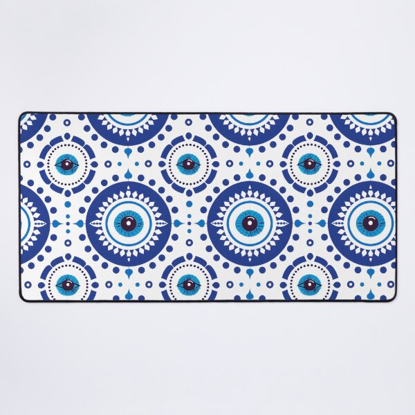 Item preview, Modern Mediterranean Eye Circles Pattern designed and sold by daila70.
