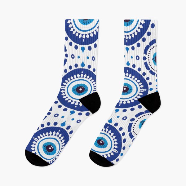 Item preview, Modern Mediterranean Eye Circles Pattern designed and sold by daila70.