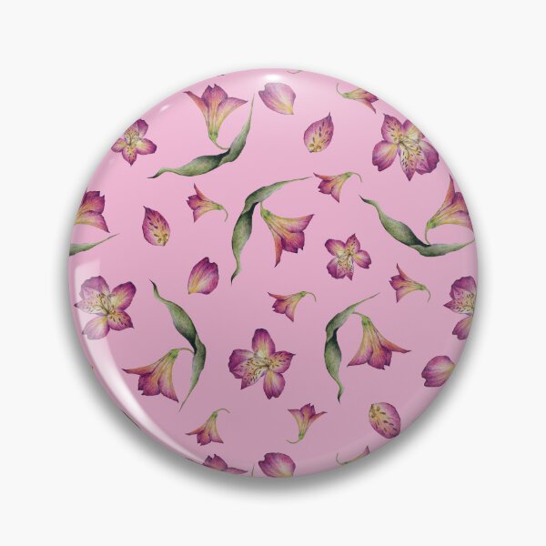 Item preview, Alstroemeria on pink designed and sold by Art_By_Wing.
