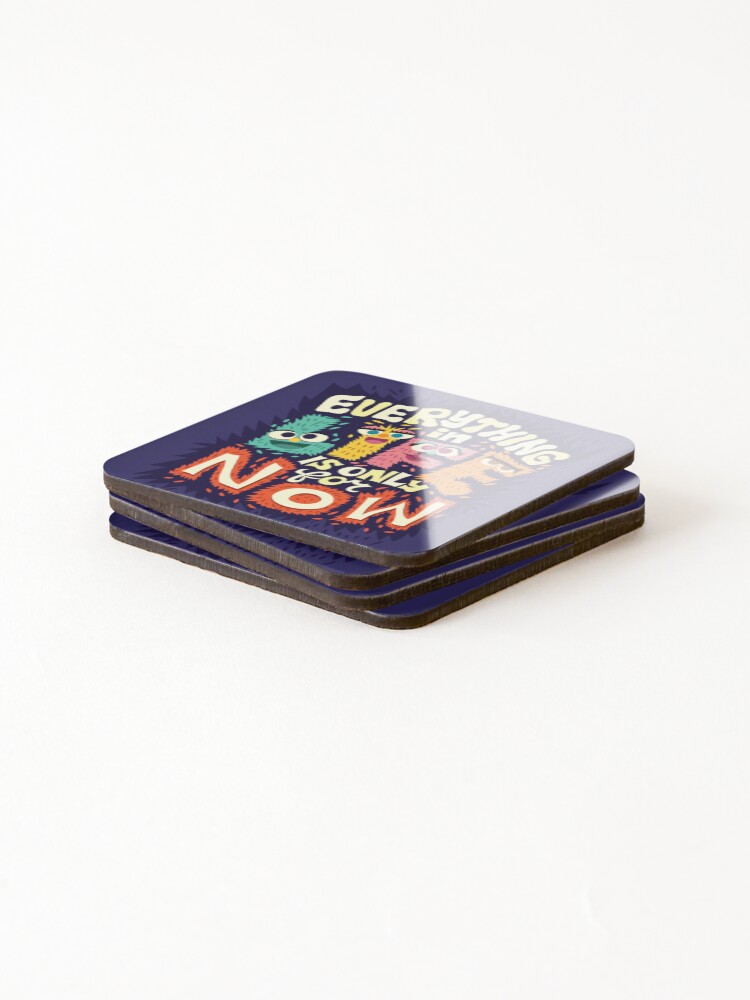 Thumbnail 4 of 5, Coasters (Set of 4), For Now designed and sold by risarodil.