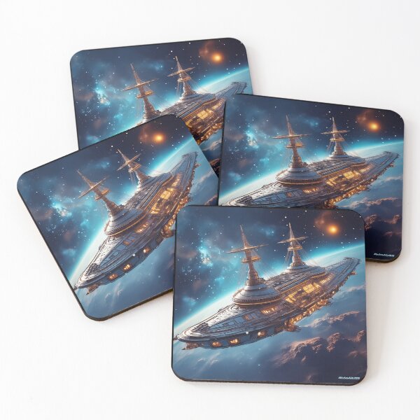 Item preview, Space Gray and Underway with Heavy Damage Portside designed and sold by Michael Cotto.