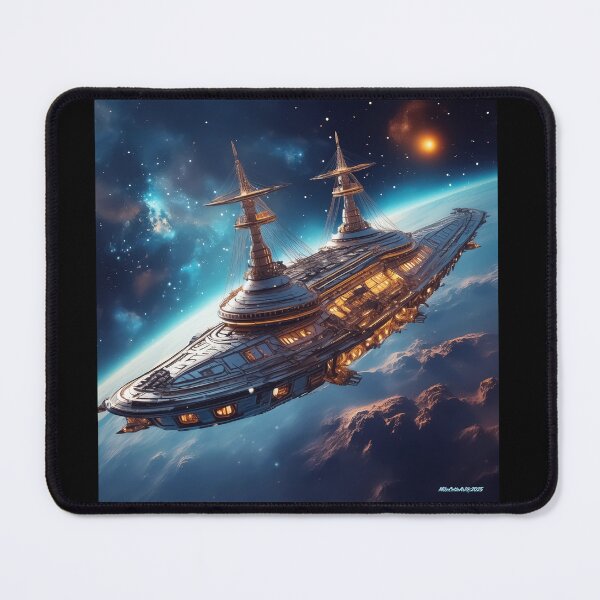 Item preview, Space Gray and Underway with Heavy Damage Portside designed and sold by Michael Cotto.