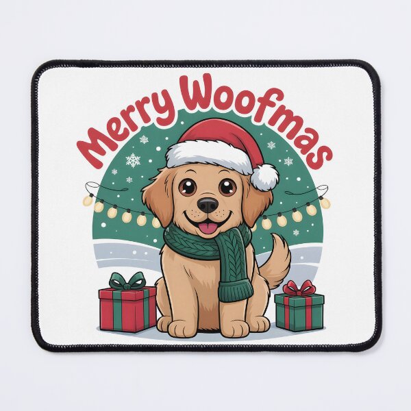 Item preview, christmas Dog merry woofman designed and sold by Uglyandcute.