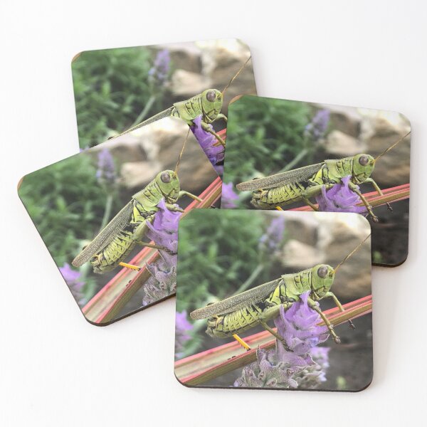 Item preview, Grasshoppers and lavender designed and sold by RDLT.