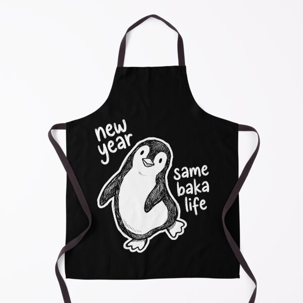 Item preview, New Year Same Baka Life, funny anime penguin lover gift, cute otaku humor new year graphic tee designed and sold by saloui.