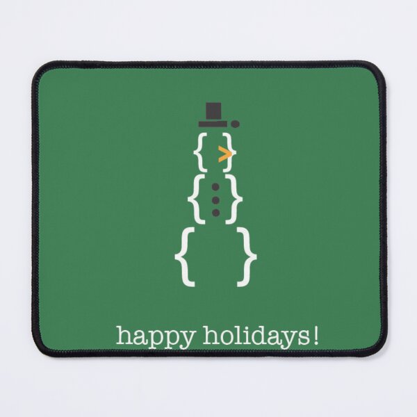 Item preview, Coder Snowman Happy Holidays Geek designed and sold by Oniyasha.