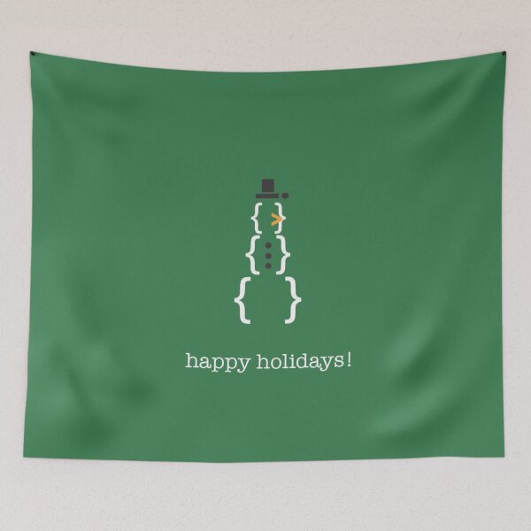 Item preview, Coder Snowman Happy Holidays Geek designed and sold by Oniyasha.