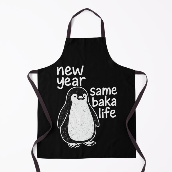 Item preview, Funny Anime Shirt New Year Same Baka Life, otaku humor gift, cute penguin graphic tee designed and sold by saloui.