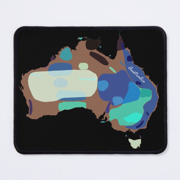 Item preview, Sketching Color Into the Earth - Australia designed and sold by AceMaps7.