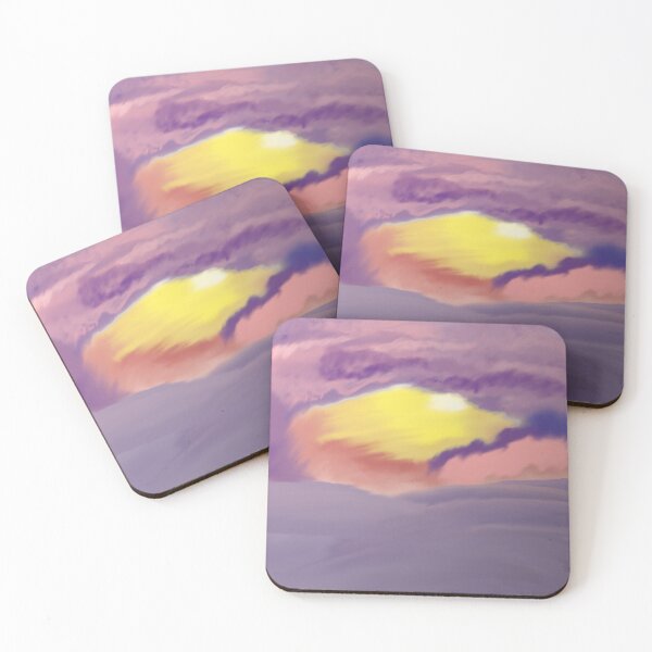Item preview, Soft Desert Sunset Glow – VR Brushstroke Art designed and sold by The Witchy Hearth.