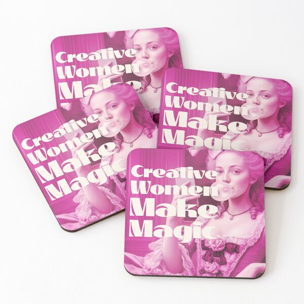 Item preview, Creative Women Make Magic – Pink Art designed and sold by Tori Chiarello Designs.