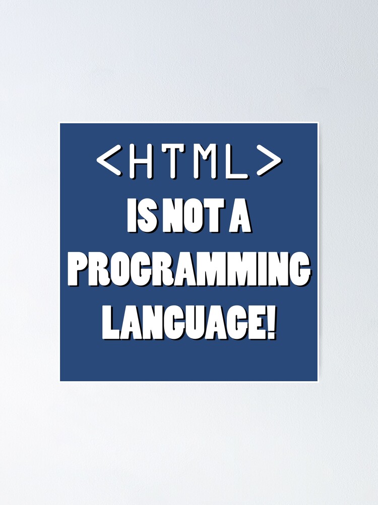 Is HTML a Programming Language?