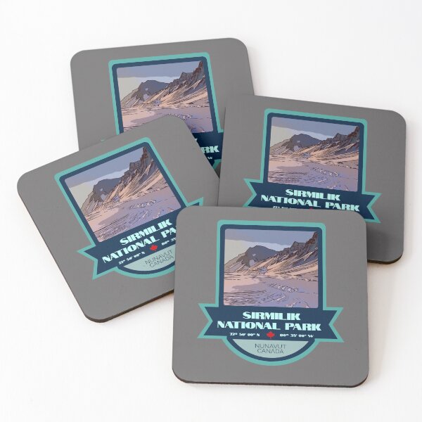 Item preview, Sirmilik National Park Vintage Retro Sticker – Canada National Park Badge Design designed and sold by RouseDesigns.