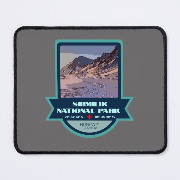 Item preview, Sirmilik National Park Vintage Retro Sticker – Canada National Park Badge Design designed and sold by RouseDesigns.