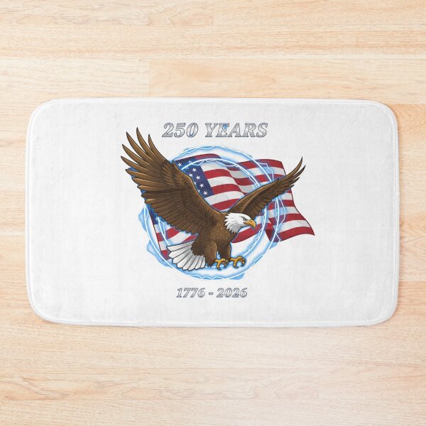 Item preview, Patriotic Eagle Lightning American Flag 250th USA Anniversary designed and sold by chattsuede.