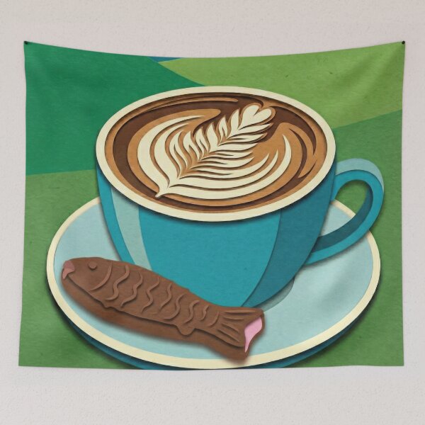 Item preview, Kiwiana: Flat White and Chocolate Fish designed and sold by kornkobart.