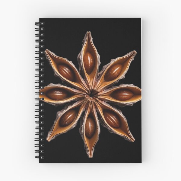 Item preview, Single star anise spice in detailed realistic view designed and sold by SassyArtistry.