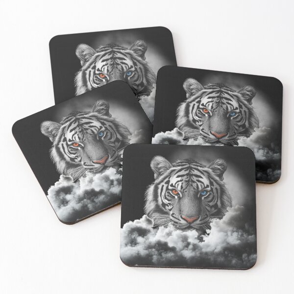 Item preview, A large tiger in the fog- gift for animal lovers designed and sold by Lovelalaland.